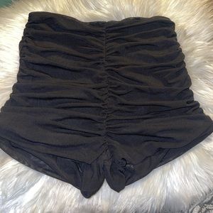 High waisted mesh shorts🌚